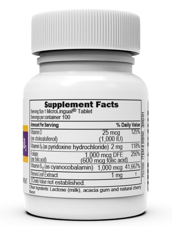 Superior Source Vitamin B12 Sublingual Tablets for Adults - 100 Count - Image 2