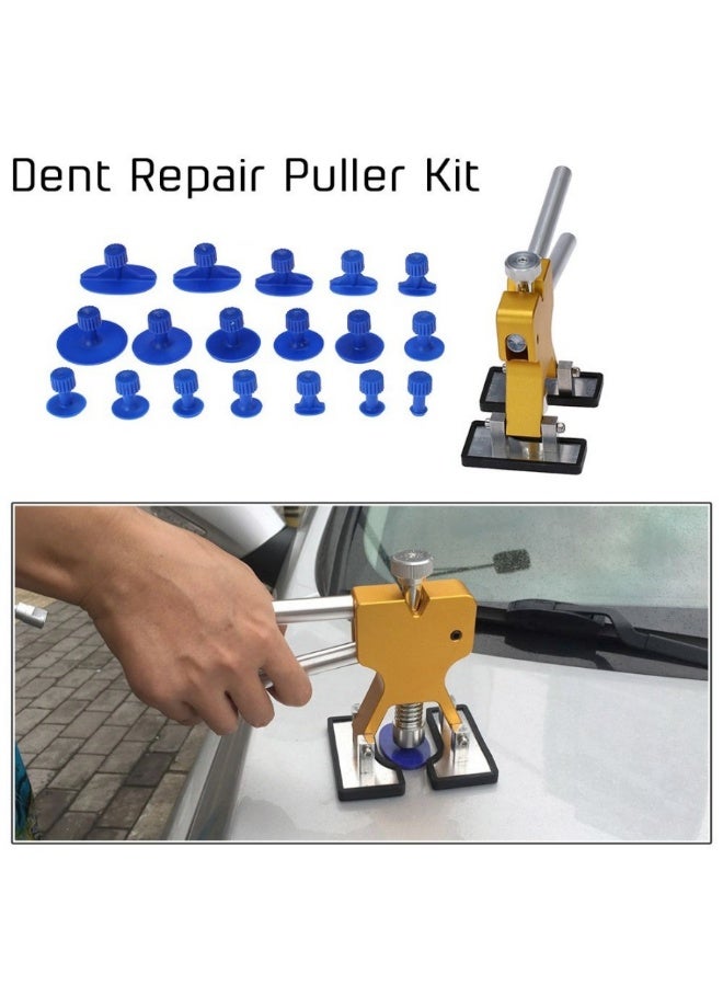 Car non-marking scratch repair tool, practical hardware tool, bulge repairer, puller for repairing dents, 18-piece hail removal tool set, suction cup puller for repairing small dents and large dents - Image 3