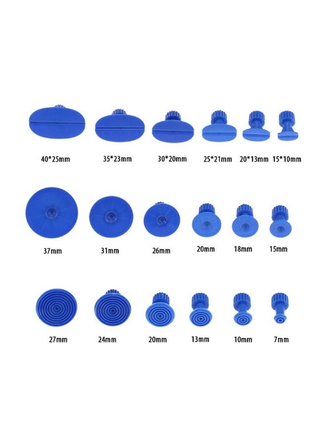 Car non-marking scratch repair tool, practical hardware tool, bulge repairer, puller for repairing dents, 18-piece hail removal tool set, suction cup puller for repairing small dents and large dents - Image 4