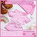 Civaner Stripe Bear Clothes Stuffed Animal Clothes 12 16 Inch Build a Lovely Stuffed Animal Costumes and Accessories Fit Bear is Not IncludedPink - Image 4