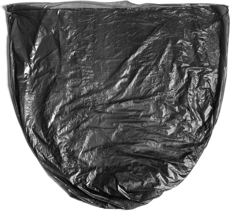 Aluf Plastics High Density Trash Bags, 16 Gallon, 1000 Count, 8 Micron (eq), 24" x 33", Black, for Bathroom, Office, Industrial, Commercial, Janitorial, Municipal, Recycling - Image 2