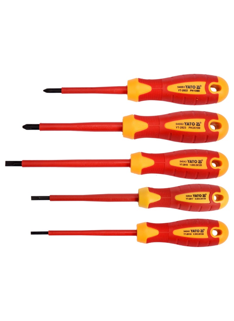 Yato YATO Insulated Screwdriver Set 5pcs/sets YT-2827 