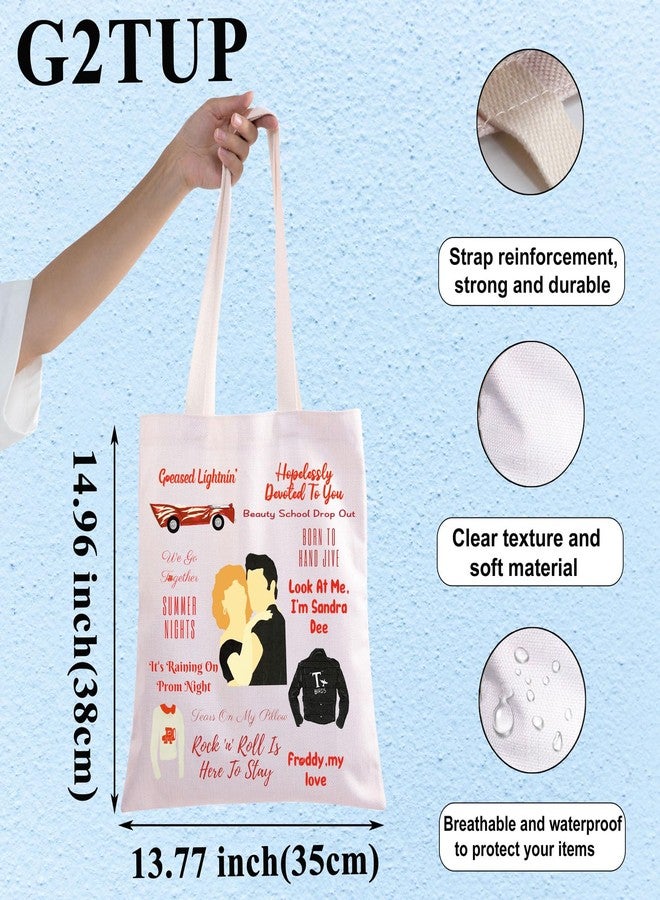 G2TUP Danny & Sandy Muscial Tote Bag Musical Lover Gift Hopelessly Devoted To You Shoulder Bag Danny Theater Merch (Look At Me T) - Image 4