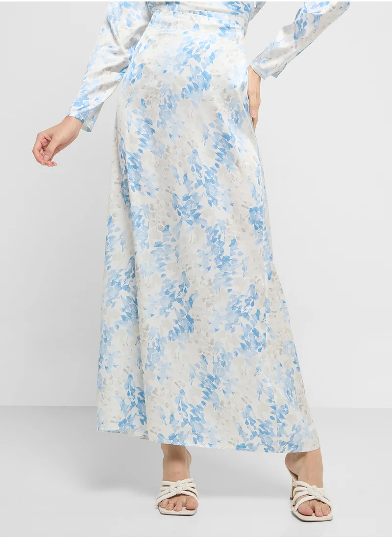 ايلا Printed Top & Skirt Set