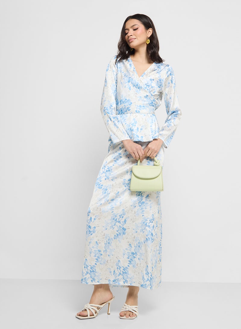 ELLA Printed Top & Skirt Set  - Image 5
