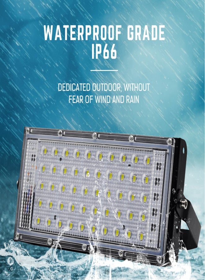 50W Outdoor IP66 Waterproof Floodlight Super Bright RGB Lawn Floodlight LED Spotlight for Gallery Church Wedding Birthday Party Stage Lighting - Image 3