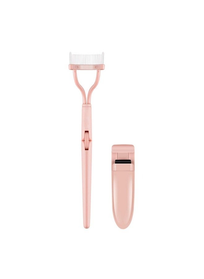 Beauenty 2 Pcs Eyelash Curlers Brush Comb Tint Kit,Eyelash Comb Eyebrow Brush, Eyelash Separator Mascara Applicator Eyelash Definer With Comb Cover Arc Designed Cosmetic Brushes Tool  - Image 1