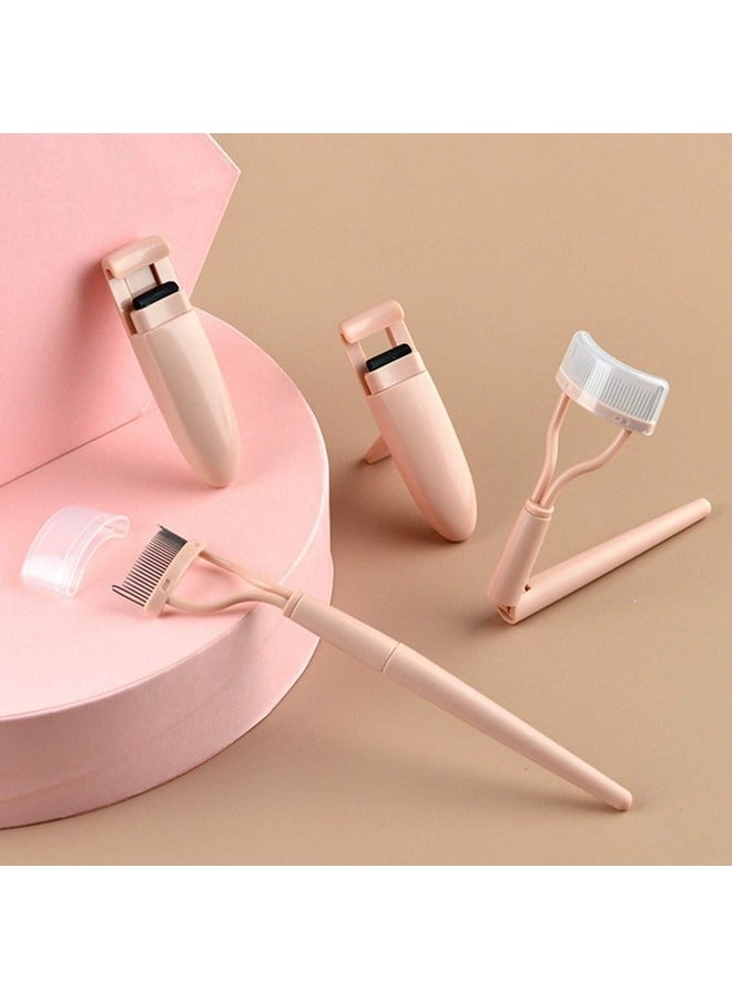 Beauenty 2 Pcs Eyelash Curlers Brush Comb Tint Kit,Eyelash Comb Eyebrow Brush, Eyelash Separator Mascara Applicator Eyelash Definer With Comb Cover Arc Designed Cosmetic Brushes Tool  - Image 2