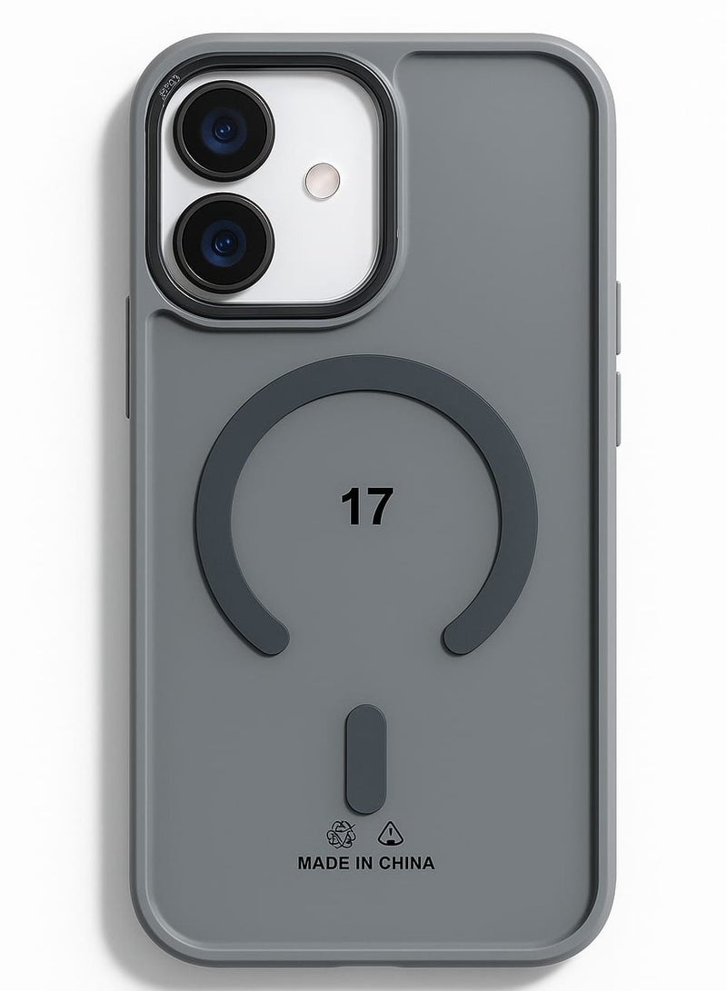 جراب MagSafe المغناطيسي الواقي لجهاز iPhone 17 - غطاء خلفي شفاف فاخر مع حماية عدسة الكاميرا وتصميم مقاوم للصدمات - جراب رفيع بحافة ناعمة