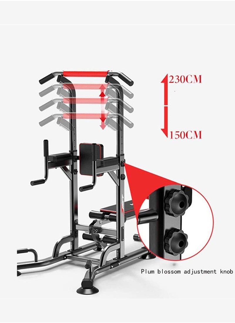 ETG Multifunction Power Tower with Bench Pull Up Bar Dip Station for Home Gym Workout Strength Training Fitness Equipment  - Image 5