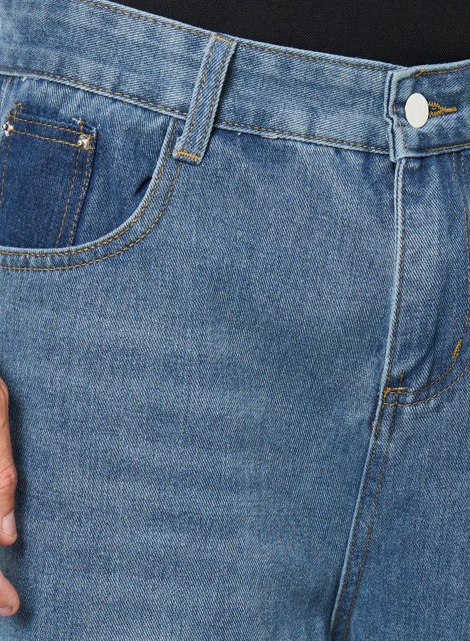 ستايلي بنطال جينز بقصة أرجل مستقيمة - Image 3