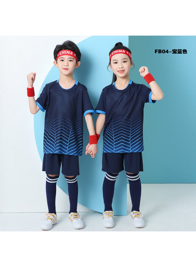 Children's Summer Training Camp Football Clothes Sports Training Suit Same Style Support Printing Toddler Jerseys