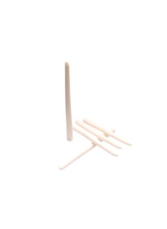 AURA Aura 10 Inch Long Taper Unscented White Candles for Home Decor (Set of 12 Units)  - Image 1
