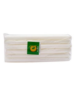 AURA Aura 10 Inch Long Taper Unscented White Candles for Home Decor (Set of 12 Units)  - Image 2