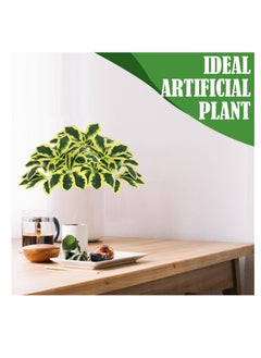 Generic 5Pcs UV Resistant Artificial Greenery Bushes, Durable Plastic Fake Plants for Indoor & Outdoor Home Garden Decoration, Safe and Eco-Friendly Simulation Greenery.  - Image 5