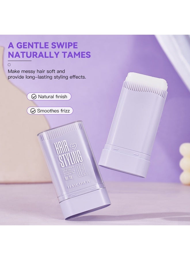 Hair Styling Hair Wax Stick for Kids, Styling Stick with Built-in Comb, hair balm, Hair Care for Women, hair gel stick for Fly Away  Edge Frizz, Refreshing Non-Greasy (15g) - Image 4
