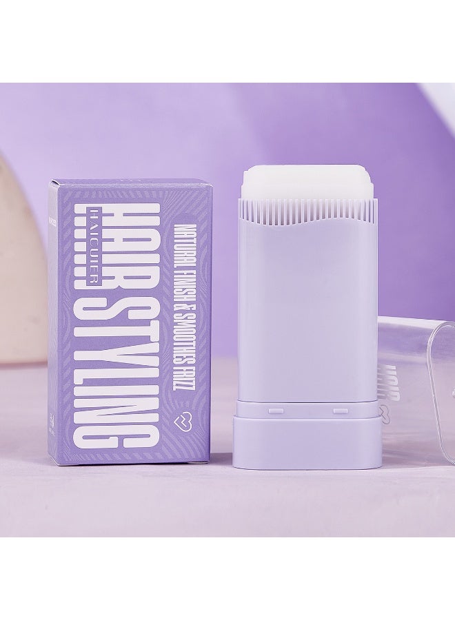Hair Styling Hair Wax Stick for Kids, Styling Stick with Built-in Comb, hair balm, Hair Care for Women, hair gel stick for Fly Away  Edge Frizz, Refreshing Non-Greasy (15g) - Image 1
