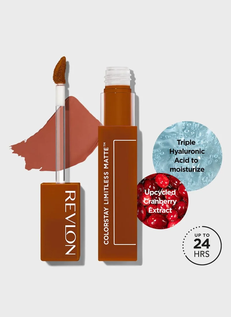 Revlon Revlon Colorstay Limitless Matte Liquid Lipstick Model Behavior 004 Warm
