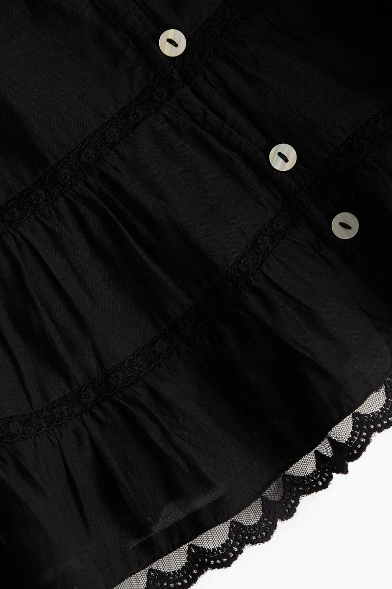 H&M Pintucked blouse
