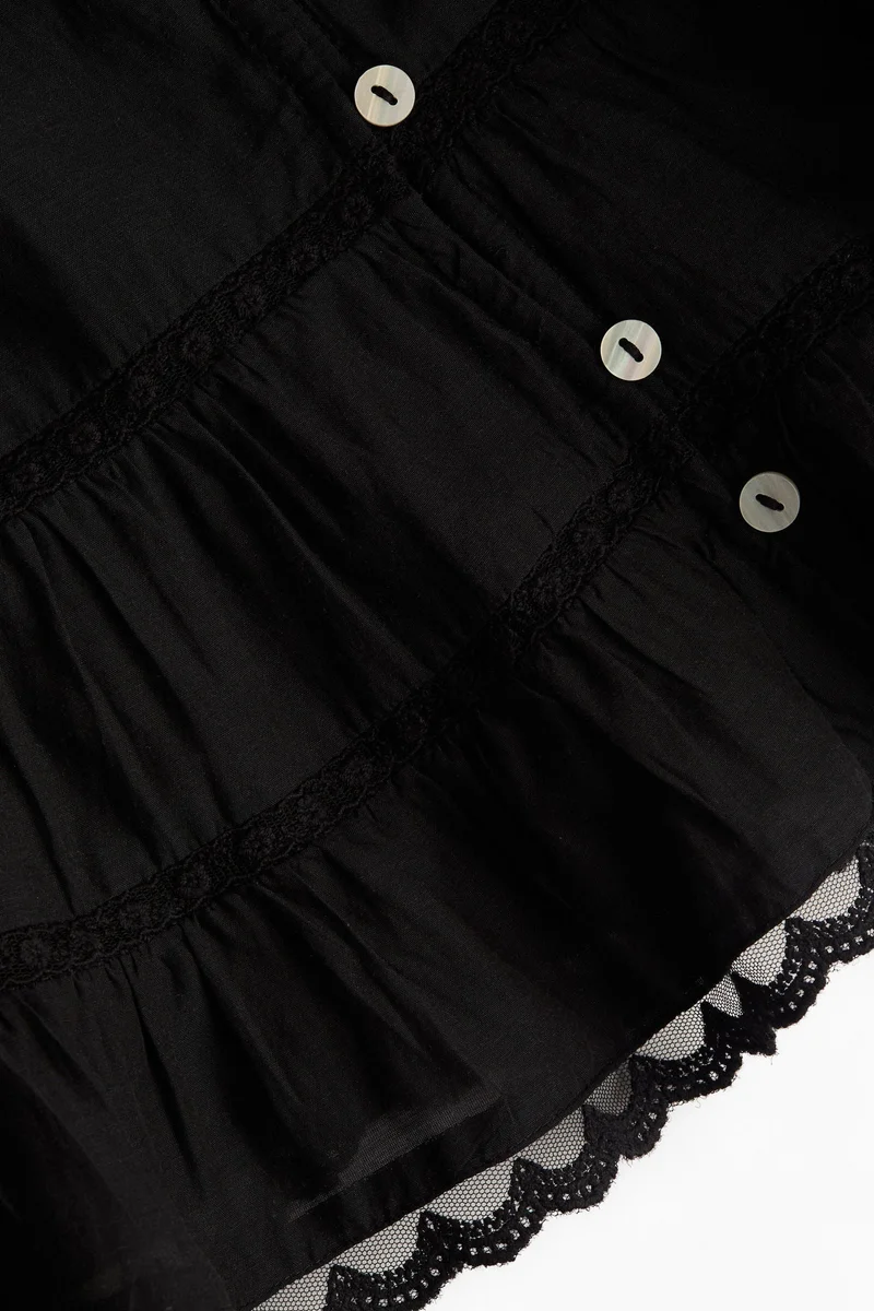 H&M Pintucked blouse