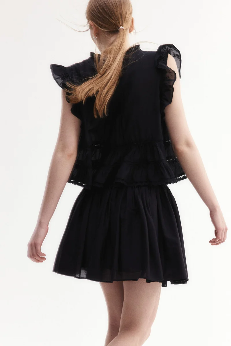 H&M Pintucked blouse