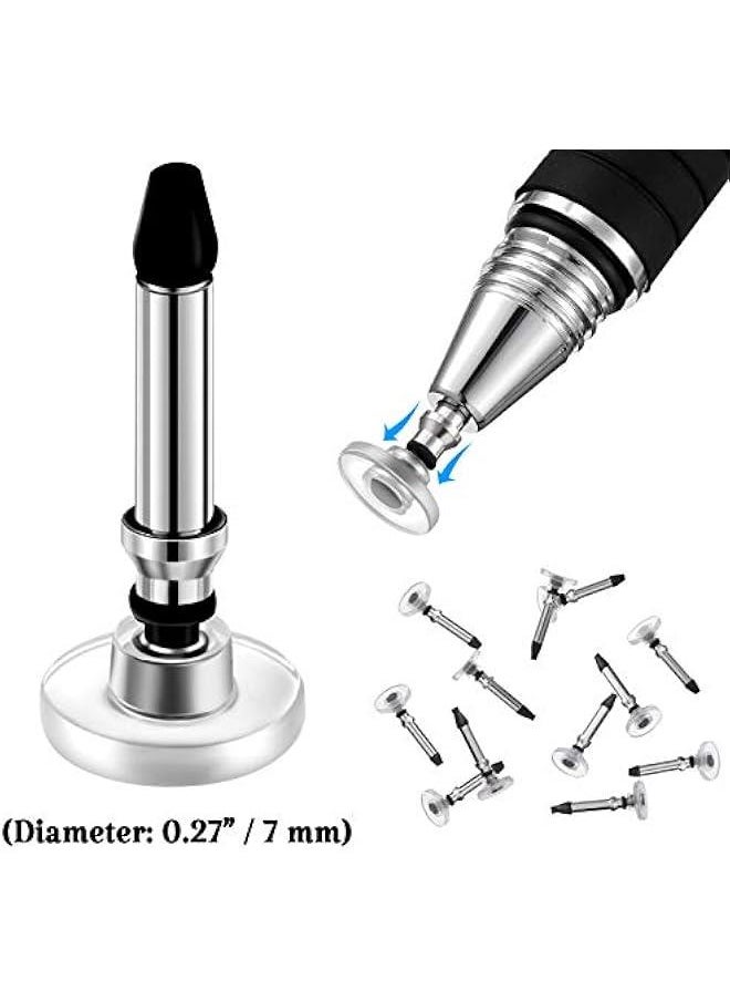 Arabest 12 Pack Replacement Stylus Pen Tips Precision Round Shape Replaceable Universal Disc for Touch Screen Devices Daily Use Essentials  - Image 2