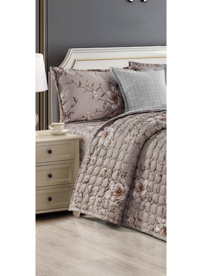 Moon Floral Compressed Double Quilt Set 6 Piece - Image 2
