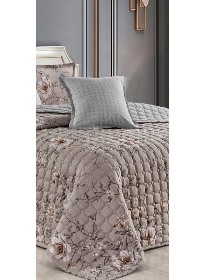 Moon Floral Compressed Double Quilt Set 6 Piece - Image 4