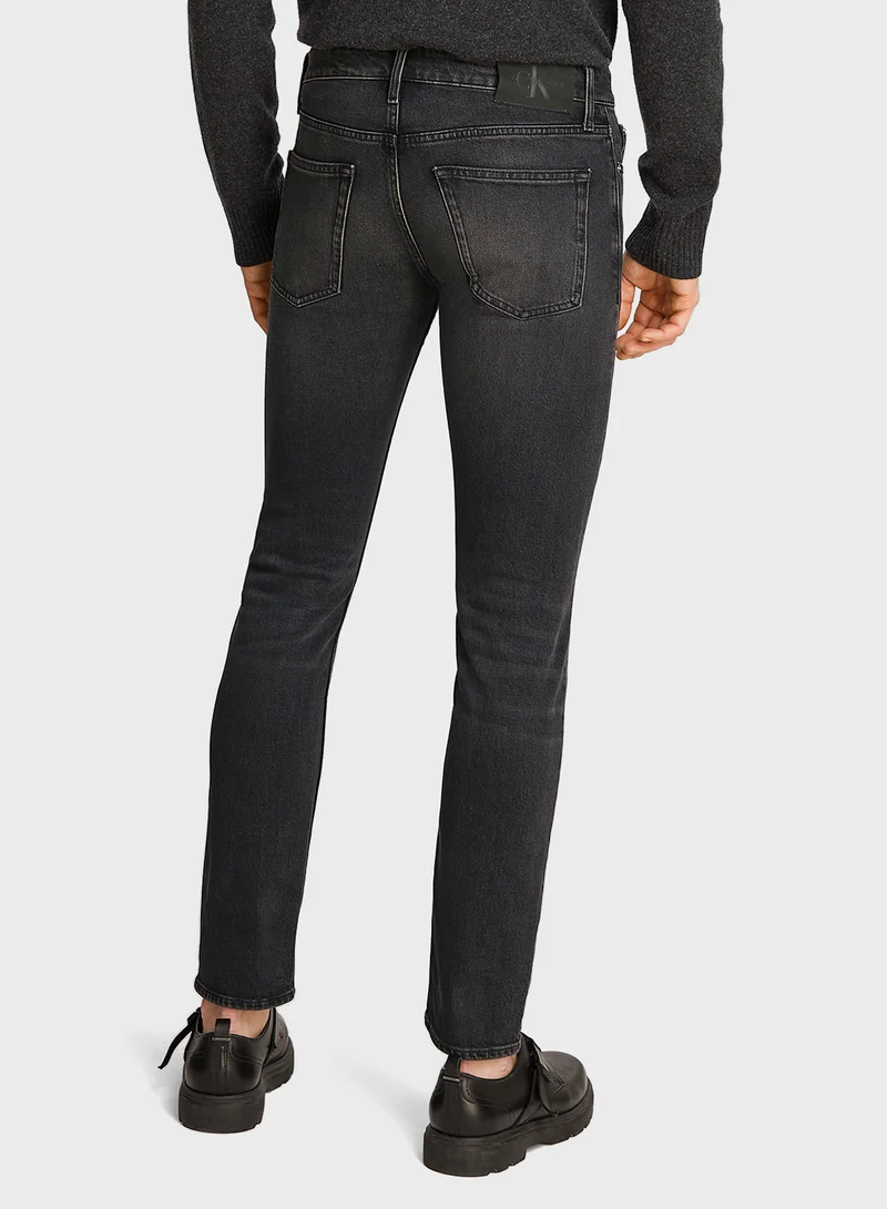 Calvin Klein Jeans Slim Fit Rinse Wash Jeans