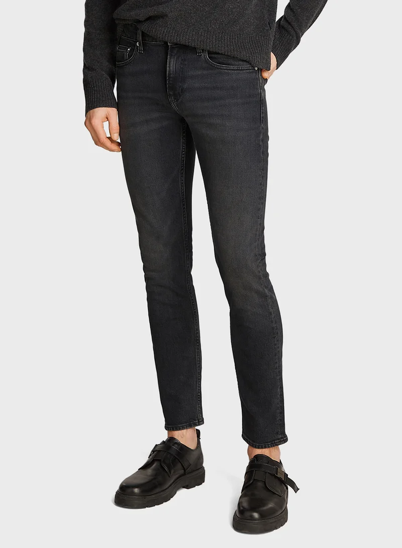 Calvin Klein Jeans Slim Fit Rinse Wash Jeans