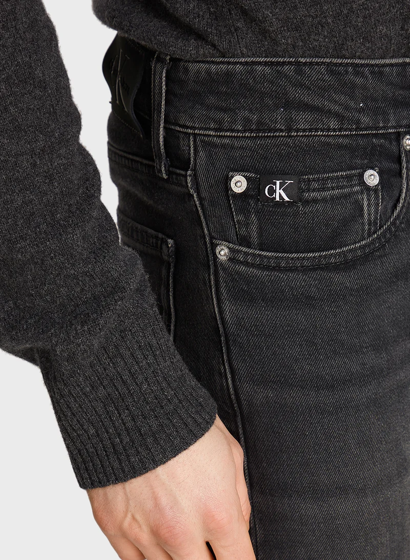 Calvin Klein Jeans Slim Fit Rinse Wash Jeans
