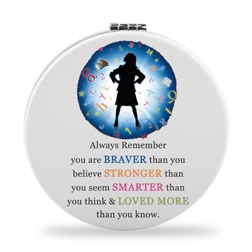 SEIRAA Family Musical Pocket Mirror Family Musical Gifts Family Musical Makeup Mirror Family Musical Merchandise (1 2 Girl) - Image 1