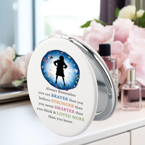SEIRAA Family Musical Pocket Mirror Family Musical Gifts Family Musical Makeup Mirror Family Musical Merchandise (1 2 Girl) - Image 4