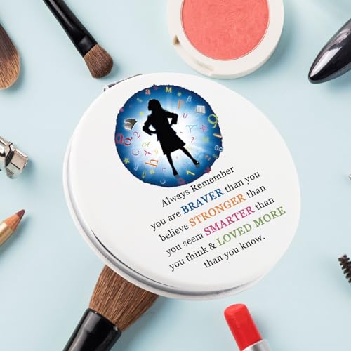 SEIRAA Family Musical Pocket Mirror Family Musical Gifts Family Musical Makeup Mirror Family Musical Merchandise (1 2 Girl) - Image 5