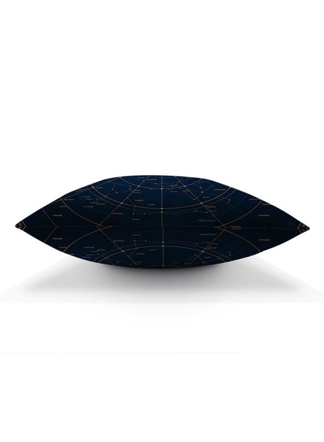 Moslion Star Map Throw Pillow Cover City Light Constellation in Night Sky Cotton Linen Decorative Pillow Case 18 x 18 Inch Standard Square Cushion Cover for Sofa Bedroom Men Women - Image 5