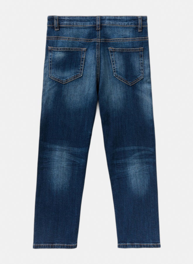 Benetton Boys Carrot Fit Jeans - Image 3