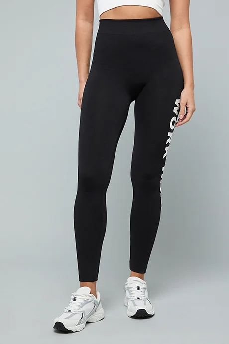 أر أند بي Printed Leggings with Elastic Waist