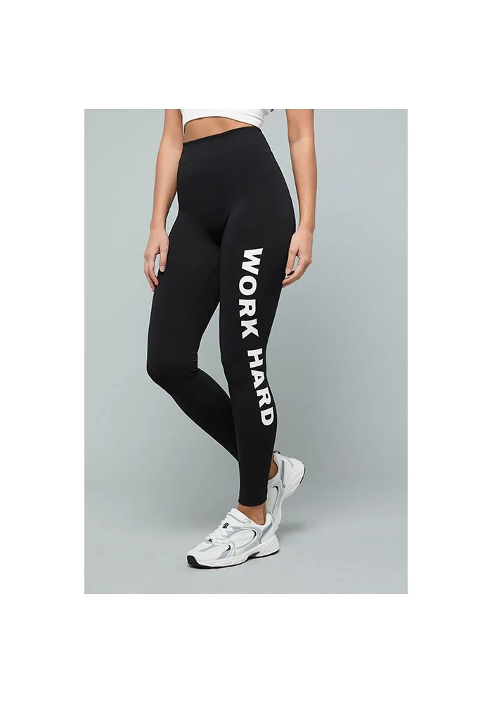 أر أند بي Printed Leggings with Elastic Waist