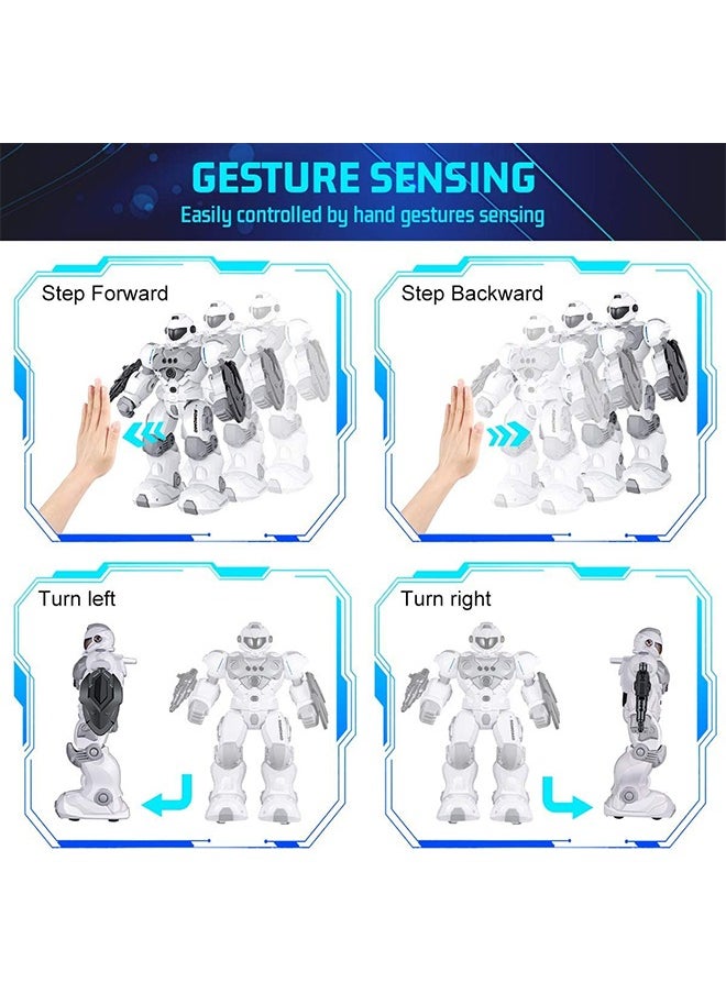 GROIC - RC Robot Toys for Kids, Large Programmable Remote Control Smart Walking Dancing Robot Toy Gift with Gesture & Sensing for Kids - Image 1