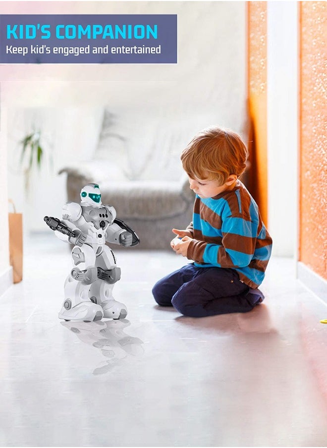 GROIC - RC Robot Toys for Kids, Large Programmable Remote Control Smart Walking Dancing Robot Toy Gift with Gesture & Sensing for Kids - Image 1