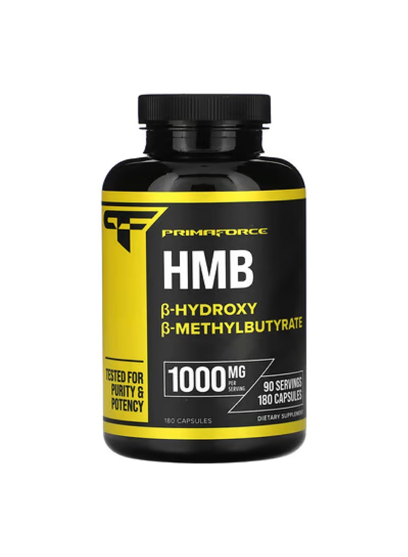 Primaforce HMB, 180 Capsules (500 mg per Capsule)