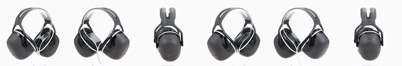 3M PELTOR Ear Muff Hearing Protection, Over the Head Earmuffs, X Series X5A, NRR 31 dB, Pack of 1, Construction, Manufacturing, Automotive, Maintenance, Black - Image 5