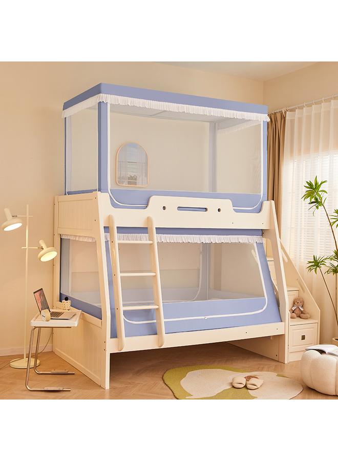 Bluejw Class A Maternal And Infant Grade Upper And Lower Bed Mosquito Net Bed Bed Mosquito Net Bookshelf Student Dormitory Shading Mosquito Net High Telescopic - Image 1
