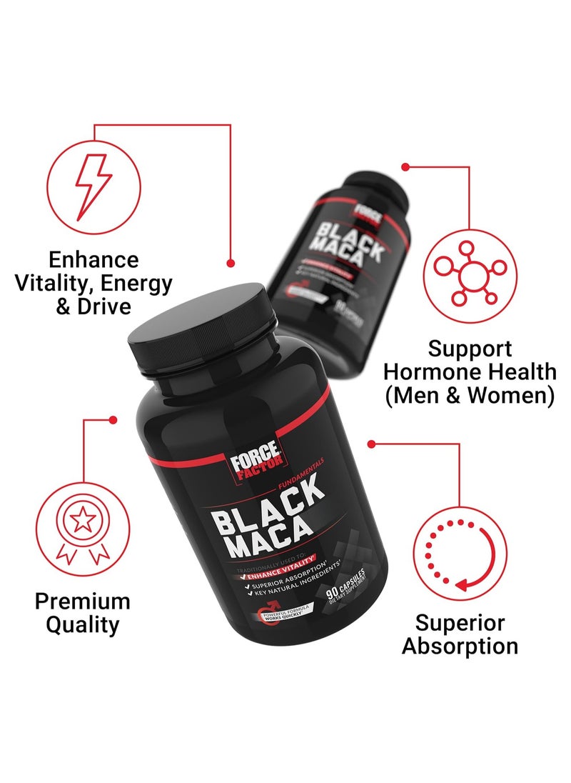 Force Factor Black Maca 1000 mg - 90 Capsules  - Image 3