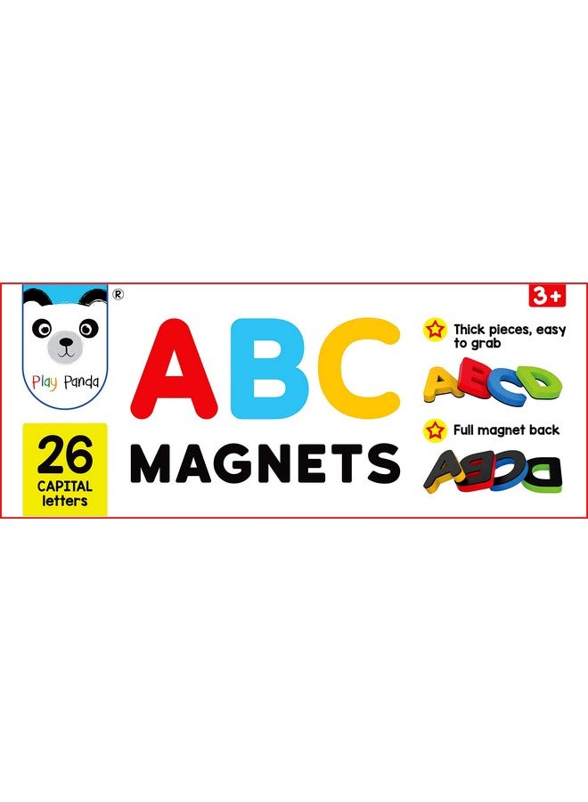Play Panda ABC Magnets Capital Letters, Red - Image 2