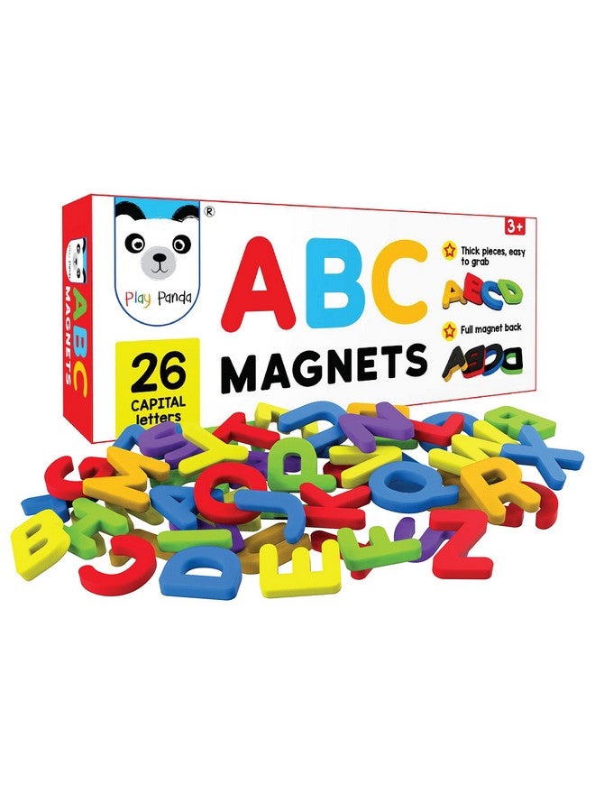 Play Panda ABC Magnets Capital Letters, Red - Image 1