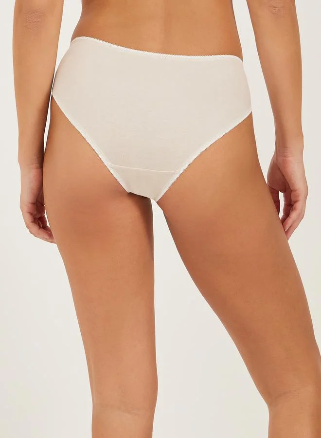 Styli Pack of 5 - Solid Hi-Leg Briefs