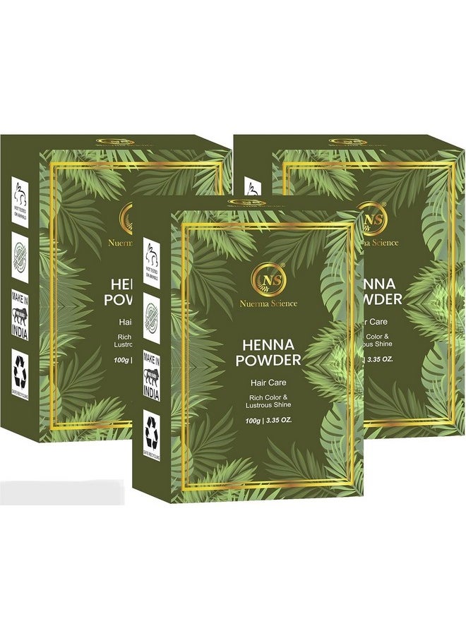 Henna Powder (Organic & Natural) For Hair & Skin Color, 100 Gm (Pack Of 3) 300 Gm - pzsku/Z4543C96073366F20F2E0Z/45/_/1723297614/ff9b696c-4d8c-431c-8e8b-19a69dee0443