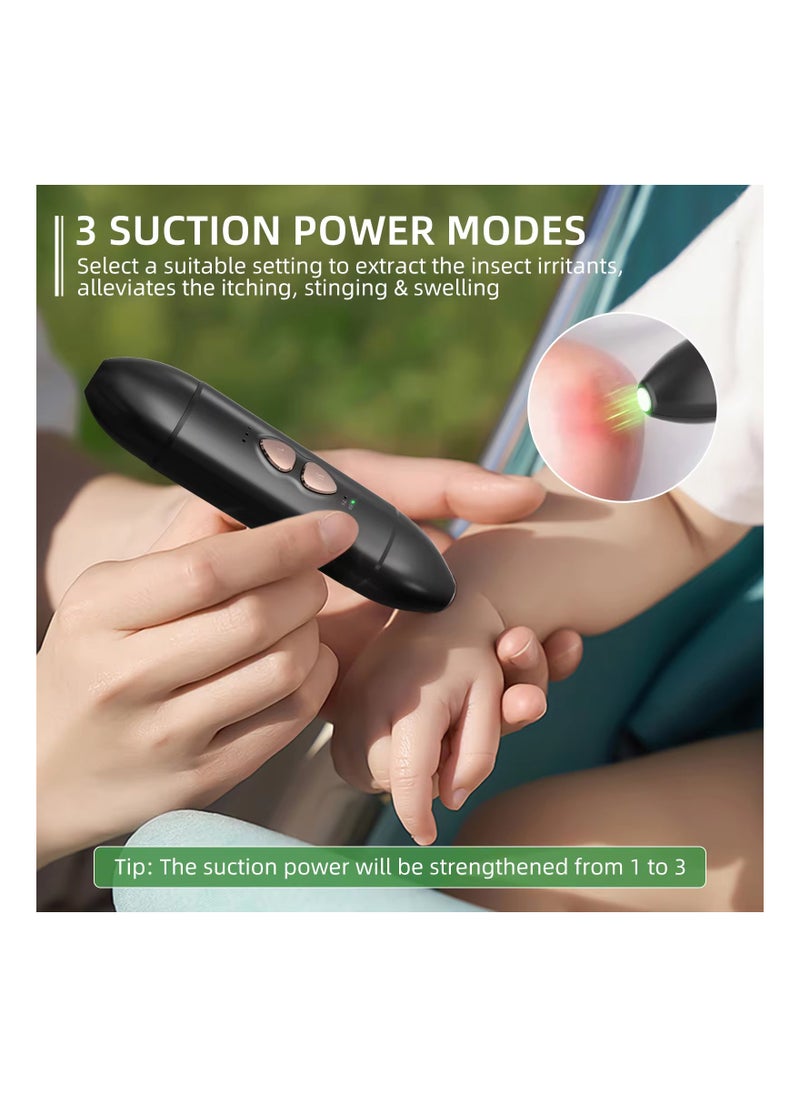 SYOSI - Insect Sting & Bite Relief, 2-IN-1 Bug Bite Relief with Suction Tool and Heat Mosquito Itch Relief, Rechargeable Bug Bite Sucker & Fast Itch Relief from Bug & Mosquito Bites, Summer Outdoor Gadget - Image 1