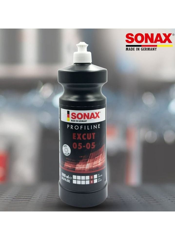 SONAX - SONAX Profiline ExCut 05-05 Dual Action, For sanding down scratched, Removes deep scratches - 1L - Image 1